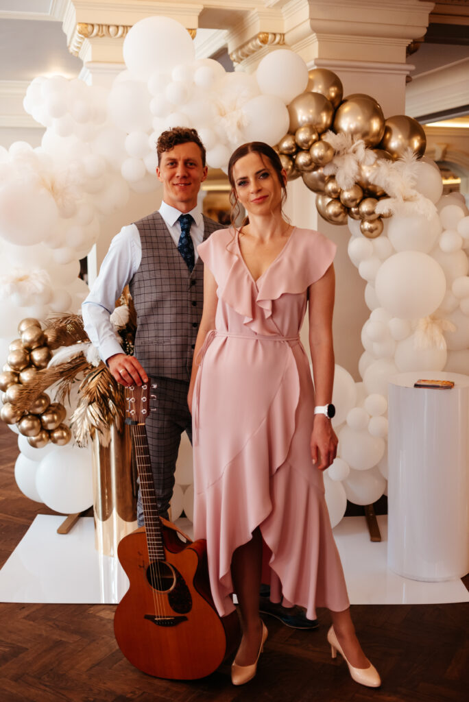 Oprawa muzyczna golden harmony na wydarzeniu firmowym